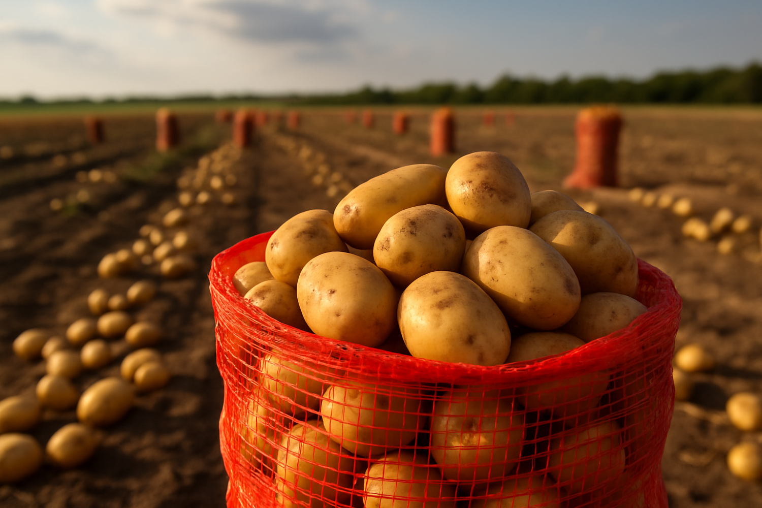 Kızartmalık Agria Patates İhracatında Uzman Yetiştirici Bay Patates